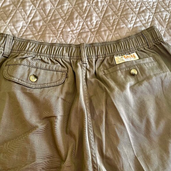 Kahala Mens Shorts Preowned Excl SZ 34 All Cotton Zip Button Closure 4 Pockets - Picture 7 of 7